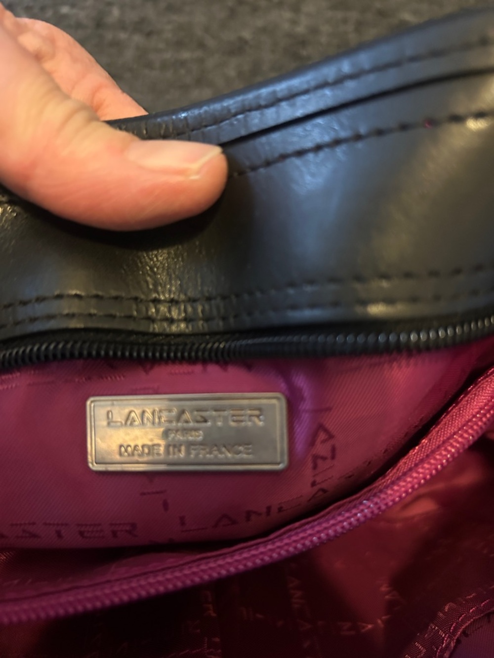 Lancaster black purse - Picture 8 of 8